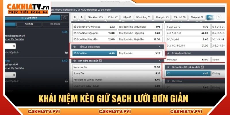 Khái niệm kèo giữ sạch lưới đơn giản